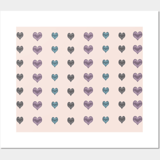 Sweet Heart Pattern Posters and Art